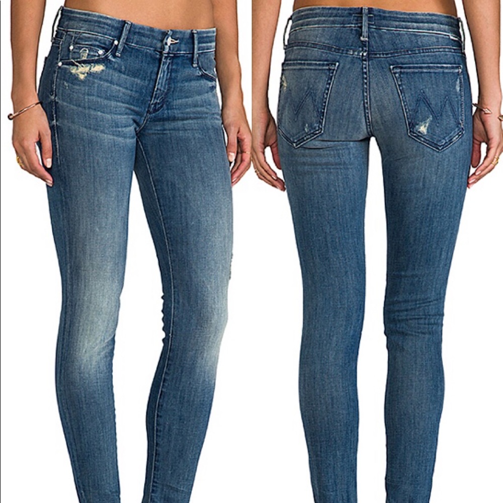 Mother The Looker Jeans in Graffiti Girl